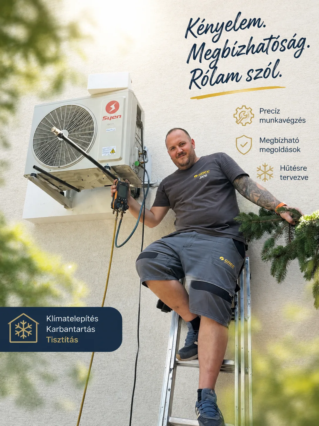 Cseh János — klímaszerelő
